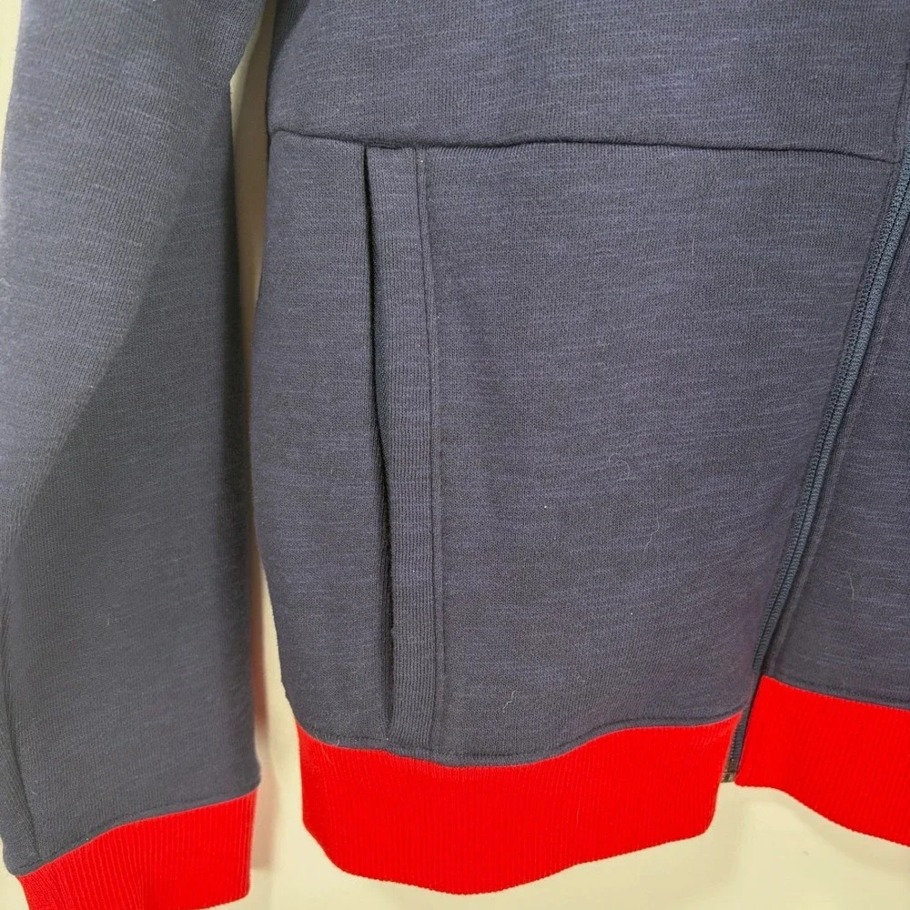 Under Armour Boys' Stars & Stripes Bomber Track Jacket Youth Large Navy Red
